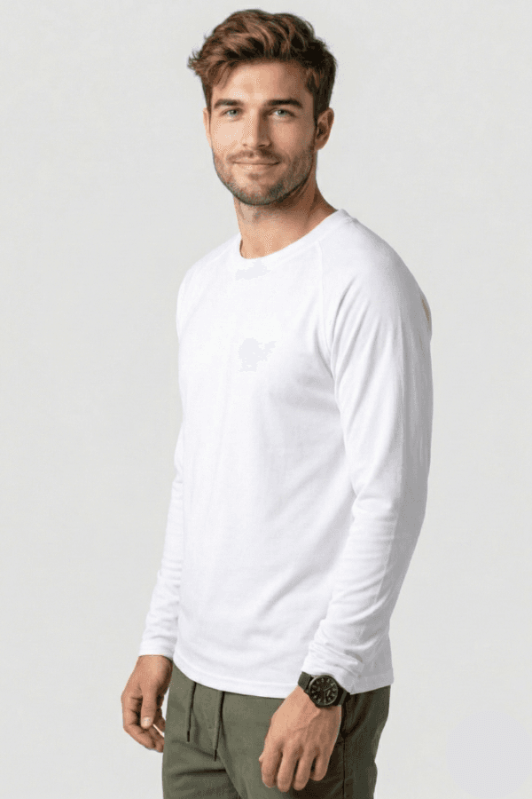 מארז 5 חולצות דרייפיט שרוול ארוך צבע לבן