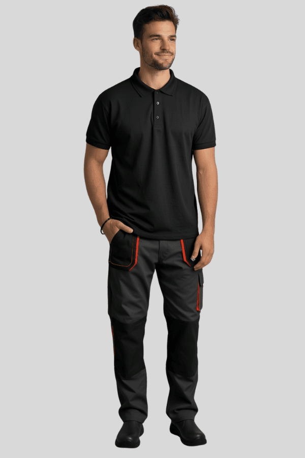 דגמ"ח בנאים מקצועי מחוזק עם כיסי כלי עבודה