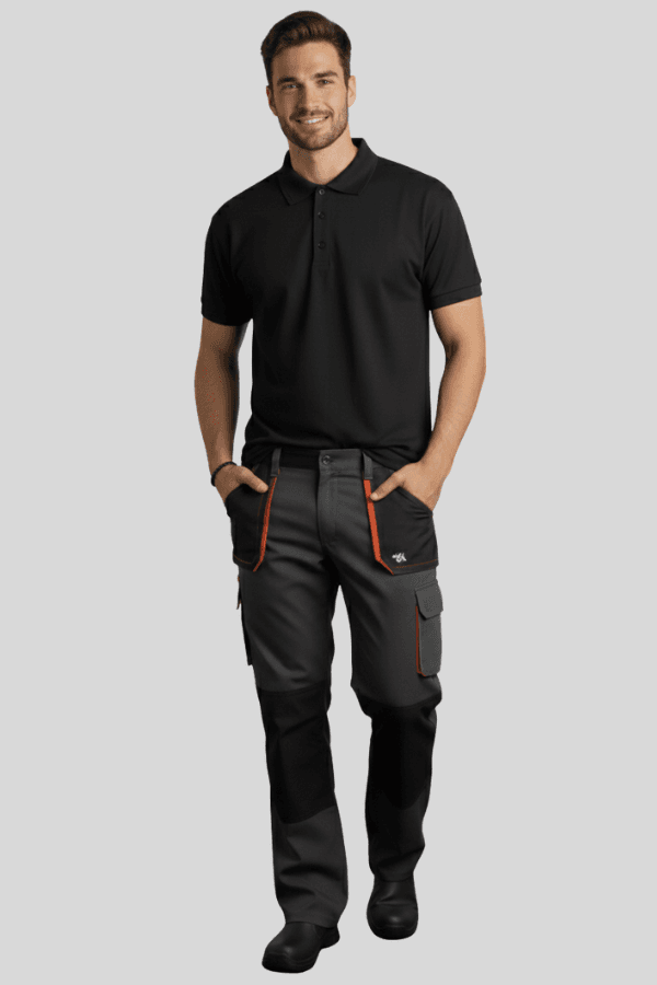 דגמ"ח בנאים מקצועי מחוזק עם כיסי כלי עבודה