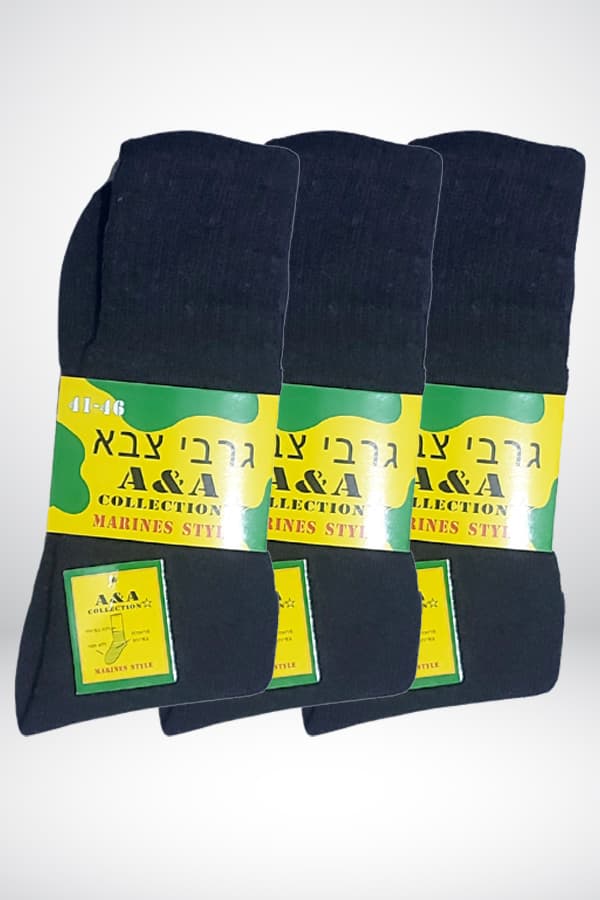 מארז 2 זוגות גרבי צבא 90% כותנה – איכותיות לכל פעילות