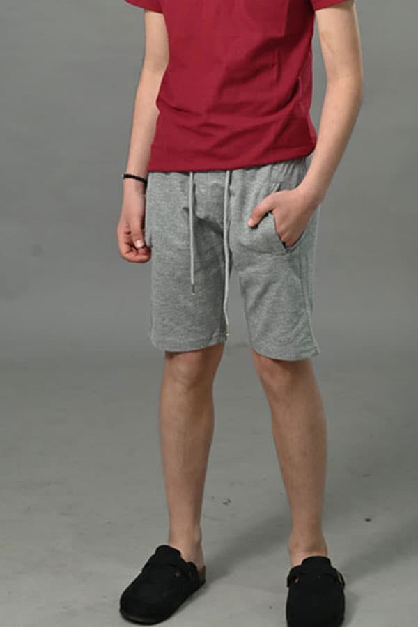 מכנס-ילדים-פרנץ-טרי-אפור-מלאנז-ZAYA