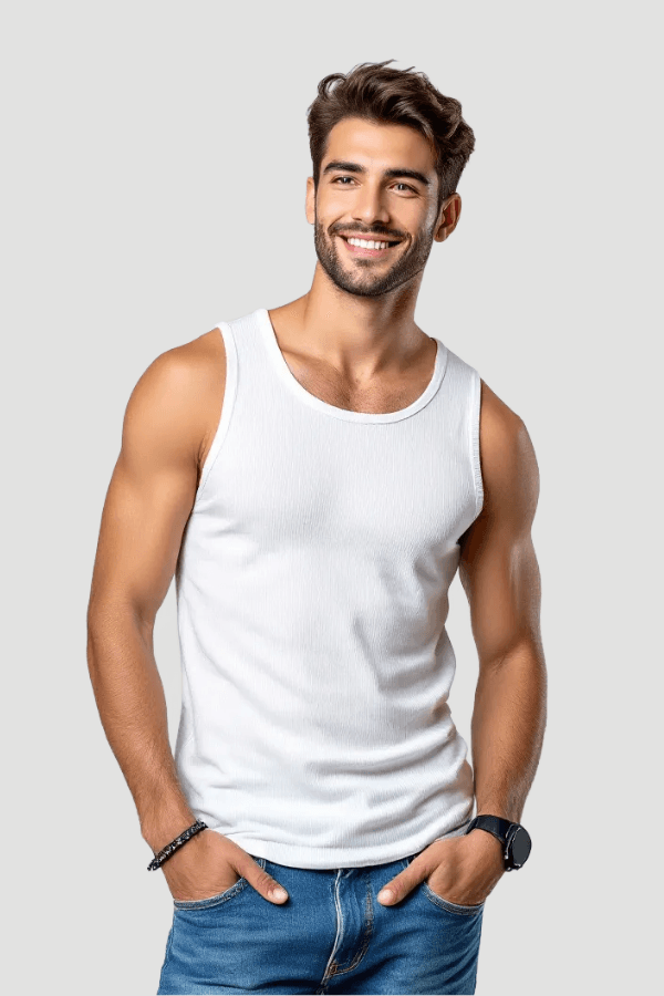 גופיית ריב לבנה ZAYA